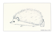 Load image into Gallery viewer, ARIBA Minori Coloring Card - Hedgehog