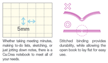 Load image into Gallery viewer, PLUS Ca.Crea Premium Cloth Notebook