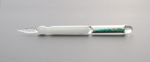 Takeda Mio Glass Pen - Star Sand - Green