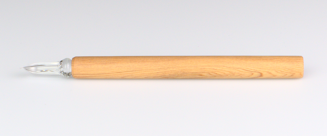SOURIRE Wood Glass Pen - Yakusugi