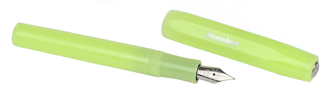 Kaweco Frosted Sport Fountain Pen - Lime