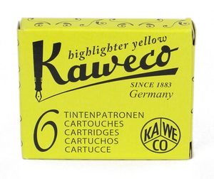 Kaweco Highlighter Yellow - Ink Cartridges