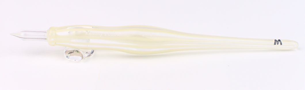 Kemmy's Labo Corset Stripe Glass Pen - Cream