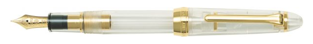 Sailor 1911 Standard Fountain Pen - Transparent with Gold Trim