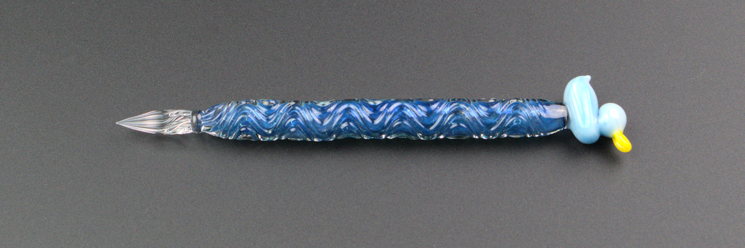 HASE x Tono & Lims Duck Glass Pen - Light Blue